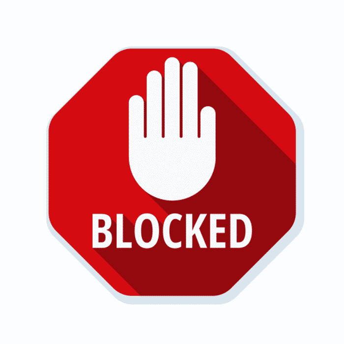 Blockiert Icon