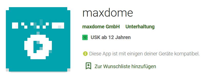 Maxdome App