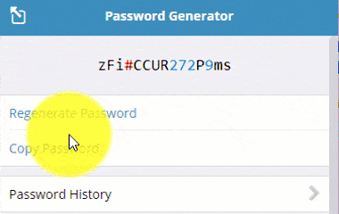 Bitwarden Passwort generieren