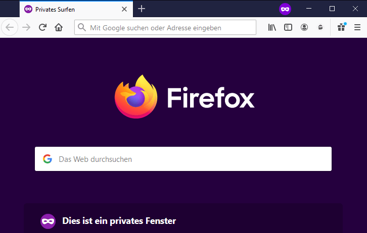firefox privater modus