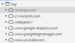 nordvpn tracker website