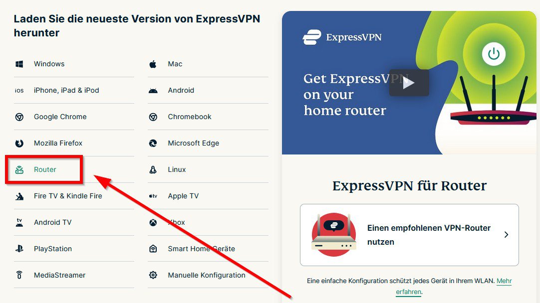 expressvpn router download