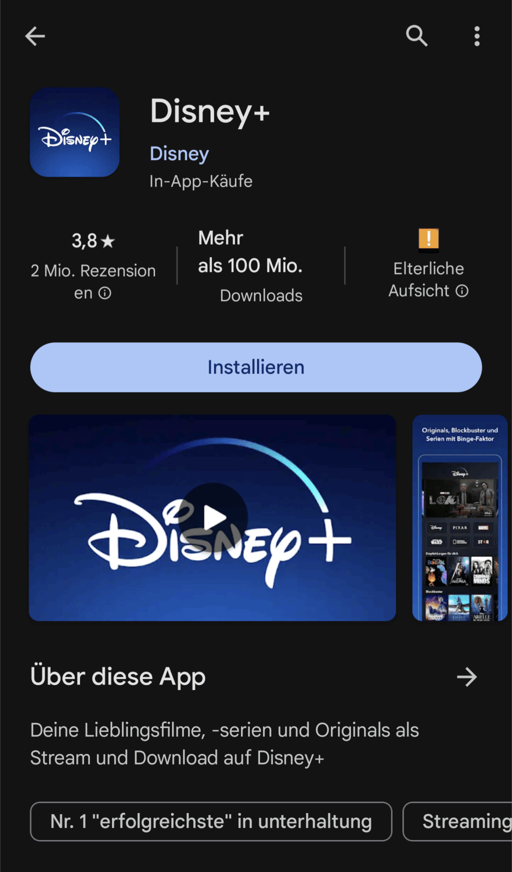 disney plus download android