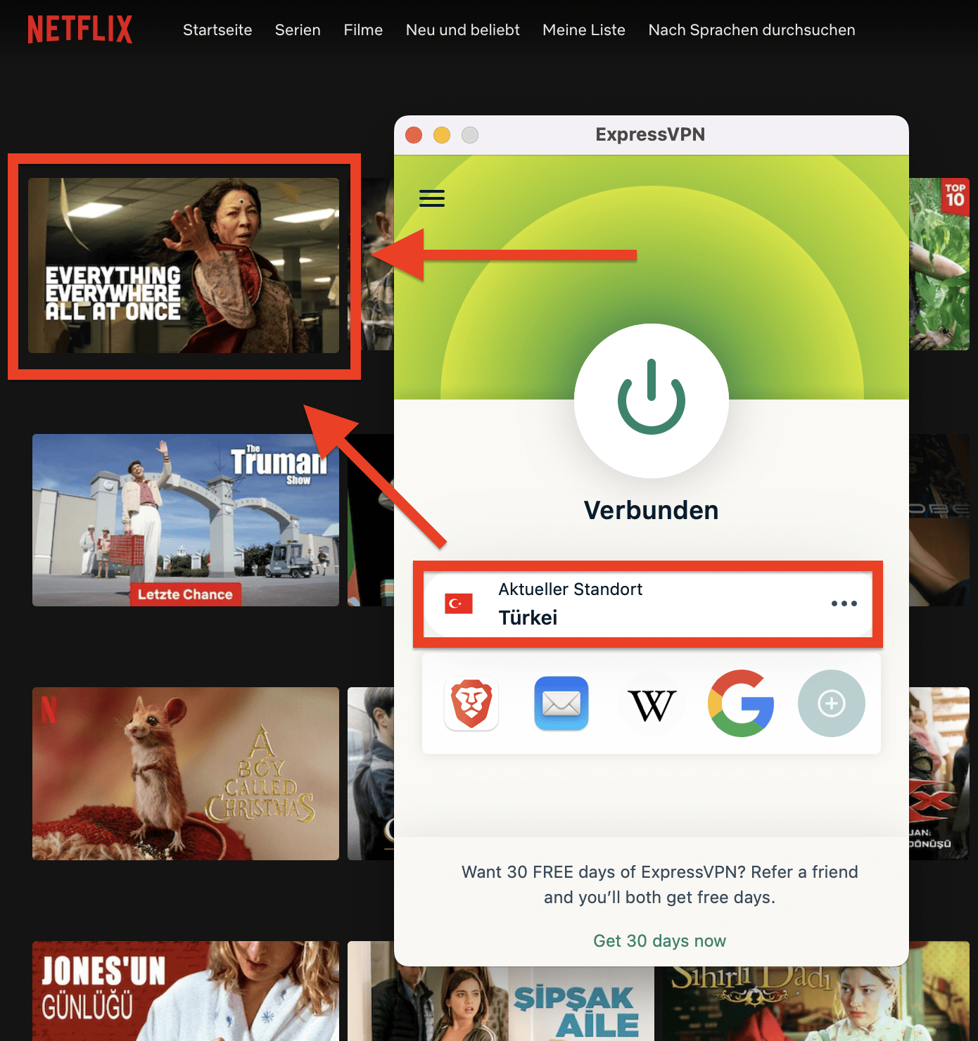 everything everywhere all at once netflix tuerkei