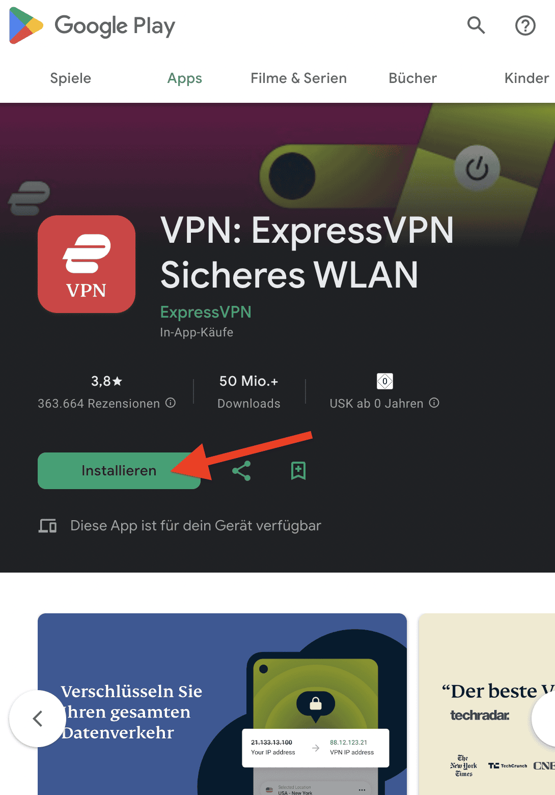 expressvpn download playstore android